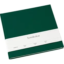 Semikolon Slim Gästebuch, dunkelgrün