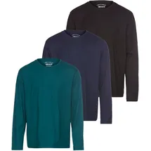 MAN'S WORLD Langarmshirt grün XS