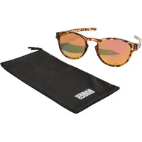 URBAN CLASSICS 106 Sunglasses UC Sonnenbrille, Brown Leo/orange, one