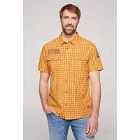 CAMP DAVID Kurzarmhemd, aus Baumwolle, Gr. M - Normalgrößen, orange, , 58274914-M Normalgrößen