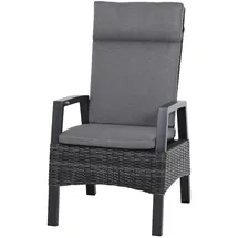 Siena Garden Taranto Sessel 57 x 80 x 56 cm grau