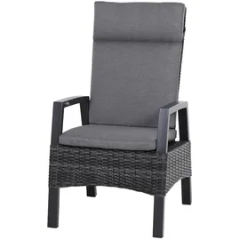 Siena Garden Taranto Sessel 57 x 80 x 56 cm grau