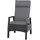 Siena Garden Taranto Sessel 57 x 80 x 56 cm grau