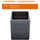 GARANTIA Ergo Quadro L 80 x 80 x 25 cm grau