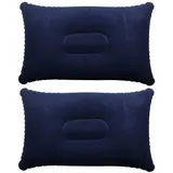 TRIXES Aufblasbare Kissen 2 x 30 x 20 cm Blau