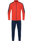 Jako Kinder Trainingsanzug Polyester Power Flame/Marine, 116
