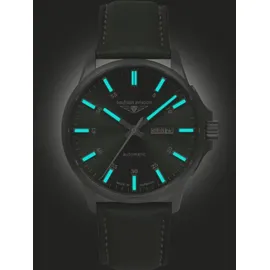 Bauhaus 2866-4 Aviation Automatik DayDate Grün