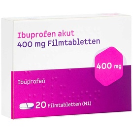 JUTA Pharma GmbH Ibuprofen akut 400 mg Filmtabletten