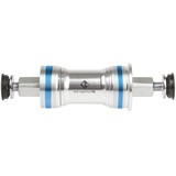 M-Wave Unisex-Adult Carousel BB BSA SQ Kompakt Innenlager, Silber/Blau, für 68mm Gehäuse, L1: 131mm, L2 34mm