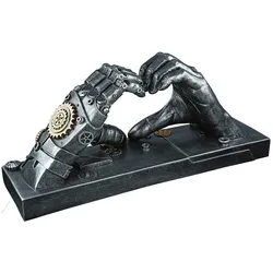 Skulptur Silberfarben