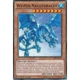 SR02-DE011 - Weißer Nachtdrache - Common - DE - im Set mit Ultrapro Toploader - Yugioh