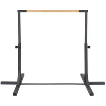 Costway Gymnastik Turnreck, Reckstange mit 12-Fach Höhen von 85-145 cm, Gymnastikstange Kinder ab 3 Jahren