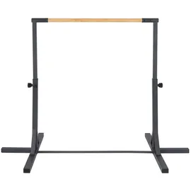 Costway Gymnastik Turnreck, Reckstange mit 12-Fach Höhen von 85-145 cm, Gymnastikstange Kinder ab 3 Jahren
