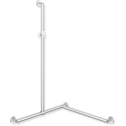 HEWI System 900 Duschhandlauf mit verschiebbarer Brausehalterstange  links, 96,5 cm