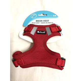 Petlando Mesh Vest Geschirr rot) XS