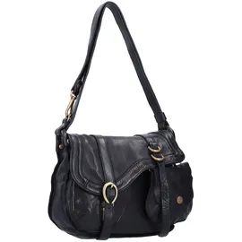 Campomaggi Schultertasche Leder Schwarz