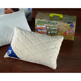 IRISETTE Hirsekissen 40 x 80 cm Weiß