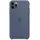 Apple iPhone 11 Pro Max Silikon Case alaska blau