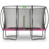 EXIT TOYS Silhouette rechteckig 244 x 366 cm inkl. Sicherheitsnetz rosa