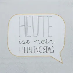 Servietten LIEBLINGSTAG