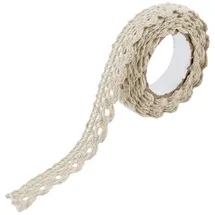 Brunnen 203584513 SpitzenTape 100% Baumwolle vanille