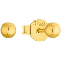 Amor Paar Ohrstecker AMOR "2013843", gold (goldfarben), Ohrringe, Damen, Gelbgold 375
