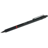 Rotring Kugelschreiber rapid Pro schwarz matt, Schreibfarbe: blau, 1 St.