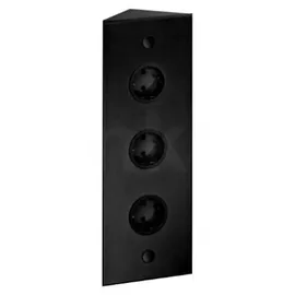 THEBO Ecksteckdose 320 mm Schwarz 3 St.