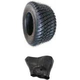 1x Schlauch + 1x 16x7.50–8 WAVE Rasenmäherreifen Reifen für Rasentraktor Aufsitzmäher Schneeräumer Rasenreifen 16 x 7.50-8 16 x 7.5-8 Mantel Reifenmantel