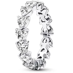 Pandora 193103C01 Damenring Reihe aus Herzen Ewigkeit, 58/18,5