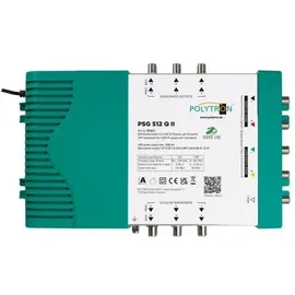 POLYTRON PSG 512 Q II für einen Satelliten und bis zu 12 Teilnehmer