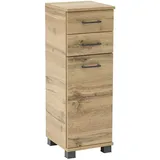Schildmeyer MÖBELPARTNER Badschrank Nora 144933 eiche landhaus 30,3 x 32,6 x 88,6 cm