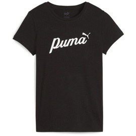 Puma T-Shirt »ESS+ SCRIPT TEE«, schwarz