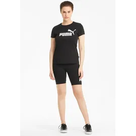 Puma Essentials Logo T-Shirt Damen 01 black S