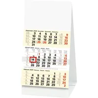 Brunnen Dreimonats-Tischkalender 702 9,7x19cm 3 Monate/Seite 2026,