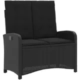 vidaXL Gartenbank 98 x 59 x 93 cm Schwarz