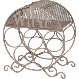 Ambiente Haus Weinflaschenhalter rund Holz onesize Braun