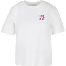 miss tee Lucky Girl Syndrome weiß 3XL