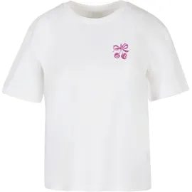 miss tee Lucky Girl Syndrome weiß 3XL