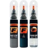 FIRANTO Lackstift Autolack Reparaturset für Skoda LW5Q Modra Lava/Lava Blau - 3-in-1 Autolack Kratzer Reparaturstift 15ml Grundierung, Klarlack