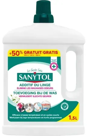 Sanytol Wäschedesinfektionsmittel Weiße Blumen 1l Flasche + 50% Gratis