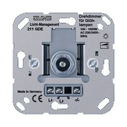 Jung Drehdimmer mit Druck-Wechselschalter 100 - 1000W