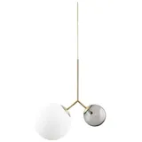 House Doctor Twice 1-flg. 70 cm grau/weiß