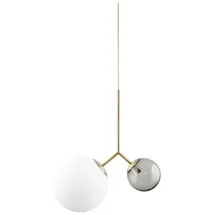 House Doctor Twice 1-flg. 70 cm grau/weiß