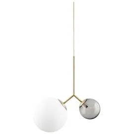 House Doctor Twice 1-flg. 70 cm grau/weiß