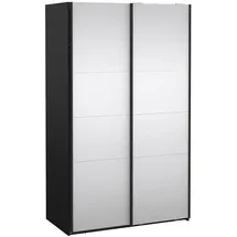Tvilum Schiebetürenschrank Catania 120 x 201 x 67 cm Schwarz