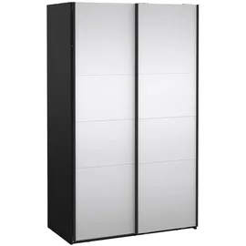 Tvilum Schiebetürenschrank Catania 120 x 201 x 67 cm Schwarz