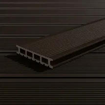 KOVALEX WPC-Terrassendiele Exklusiv 300 x 14,5 x 2,6 cm braun