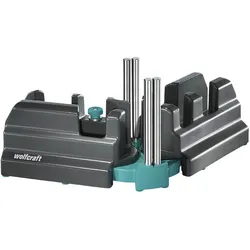 wolfcraft Schmiege und Schneidlade, Gehrungslade zum Ausmessen von Fußleisten, 100 mm