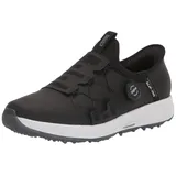 SKECHERS Go Elite 5 Herren-Golfschuh-Sneaker zum Reinschlüpfen, Twist-Fit-Passform, wasserdicht, schwarz/weiß, 41.5 EU